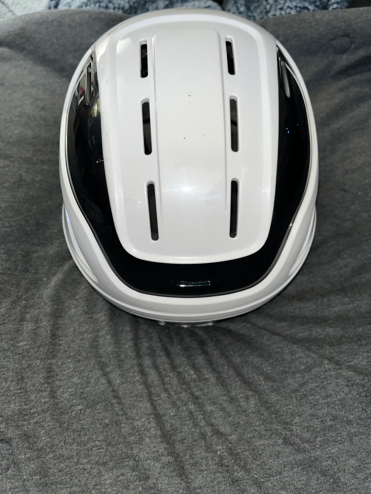 White Adidas Baseball/Softball Helmet + Facemask