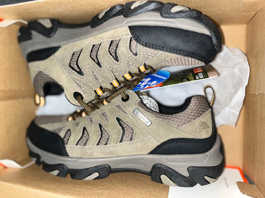 Brand New Ozark Trail Men's Low Hikers - Waterproof, Taupe/Gray, Size 7