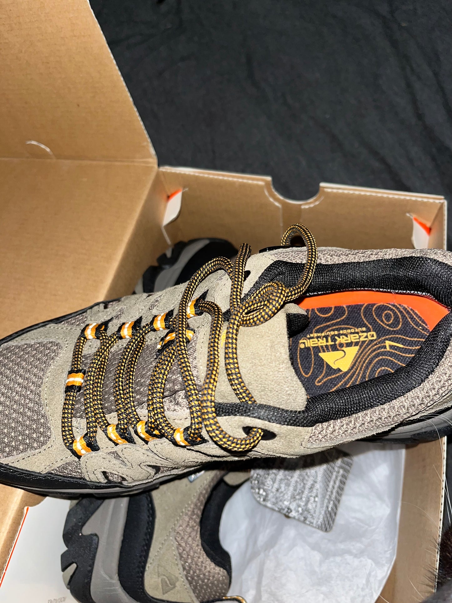 Brand New Ozark Trail Men's Low Hikers - Waterproof, Taupe/Gray, Size 7