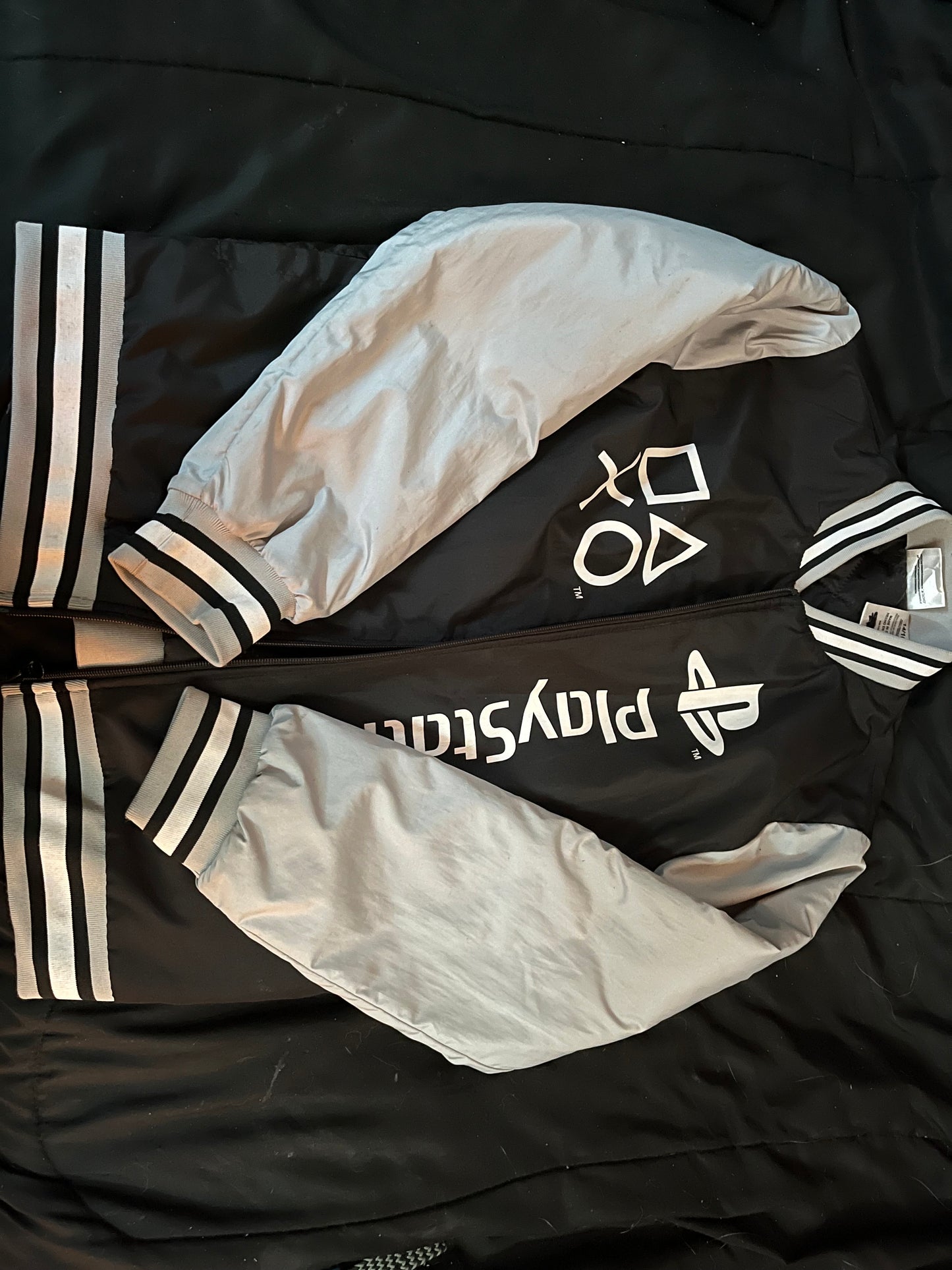 Score Major Style Points w/This Awesome PlayStation Varsity/Bomber Jacket-Size-14/16