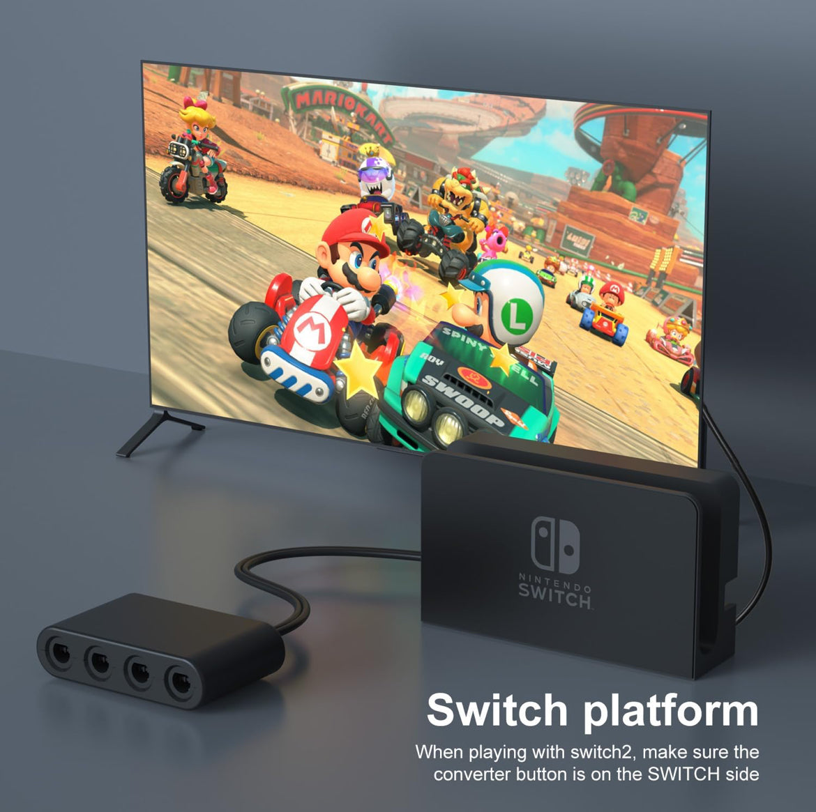"Unlock the full potential of your gaming! This GameCube,Wii,Wii U-Controller Adapter is a must-have for any serious gamer.