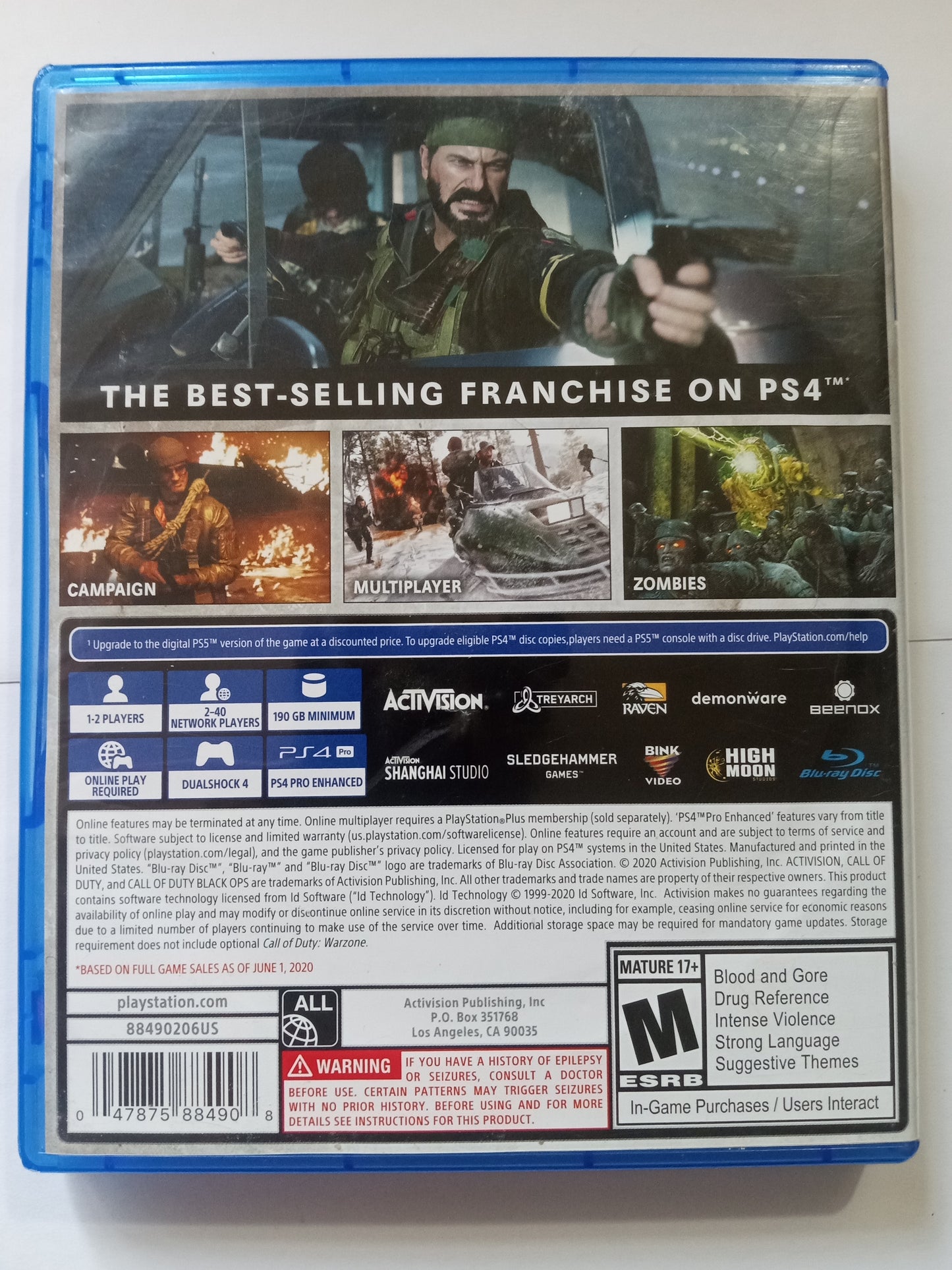 PS4-CALL of DUTY BLACK OPS-COLD WAR