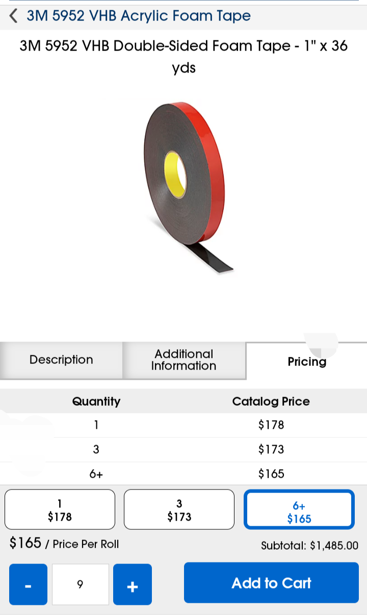 3M VHB Tape 5952 VHB Tape